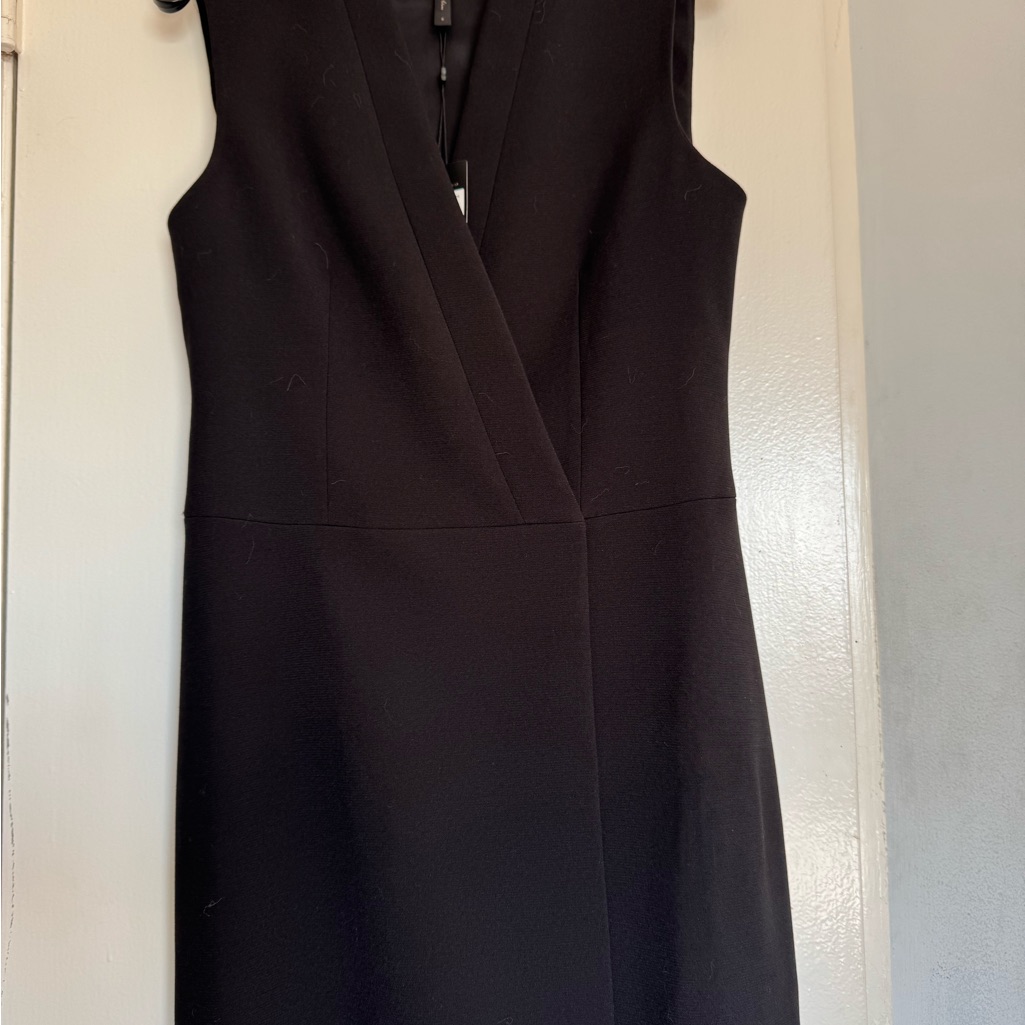 New Bcbgmaxazria Black Sleeveless Blazer New